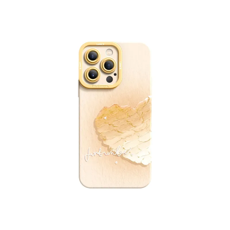 I Create My Art Silicone Material Gradient Heart Phone Cases Compatibility Apple IPhone 16/15/14/Plus/13/12/11/Pro/Max-9