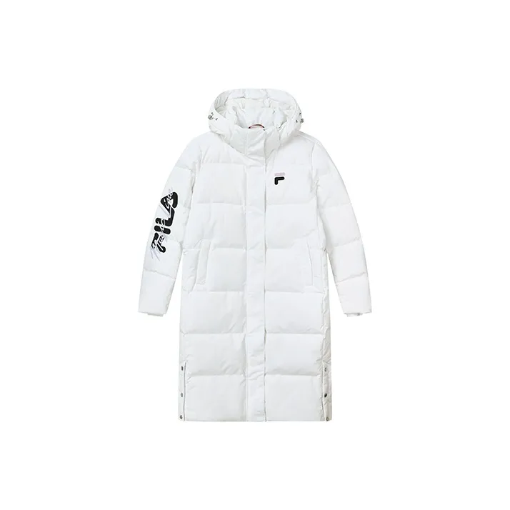 FILA Down Jacket Winter Women's Standard White-0