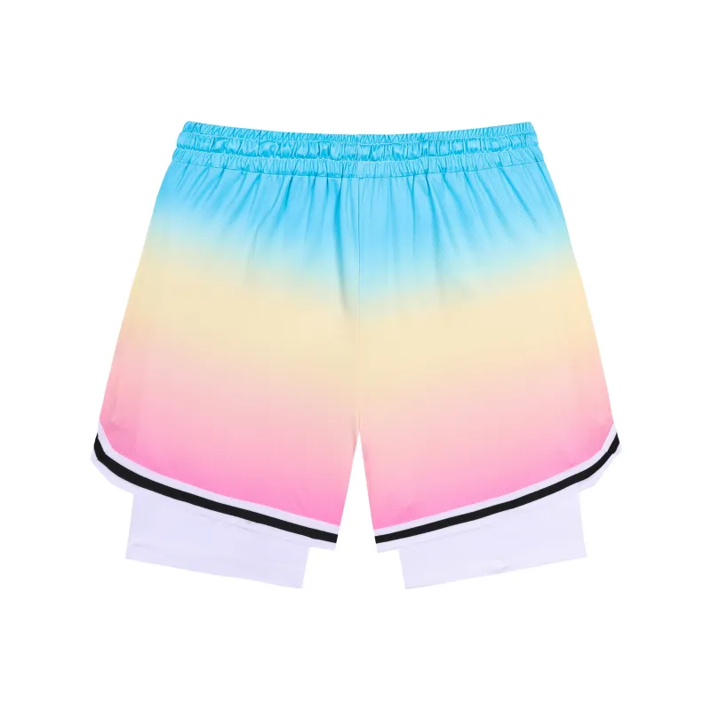 Supremo Cat Basketball Shorts Unisex-7