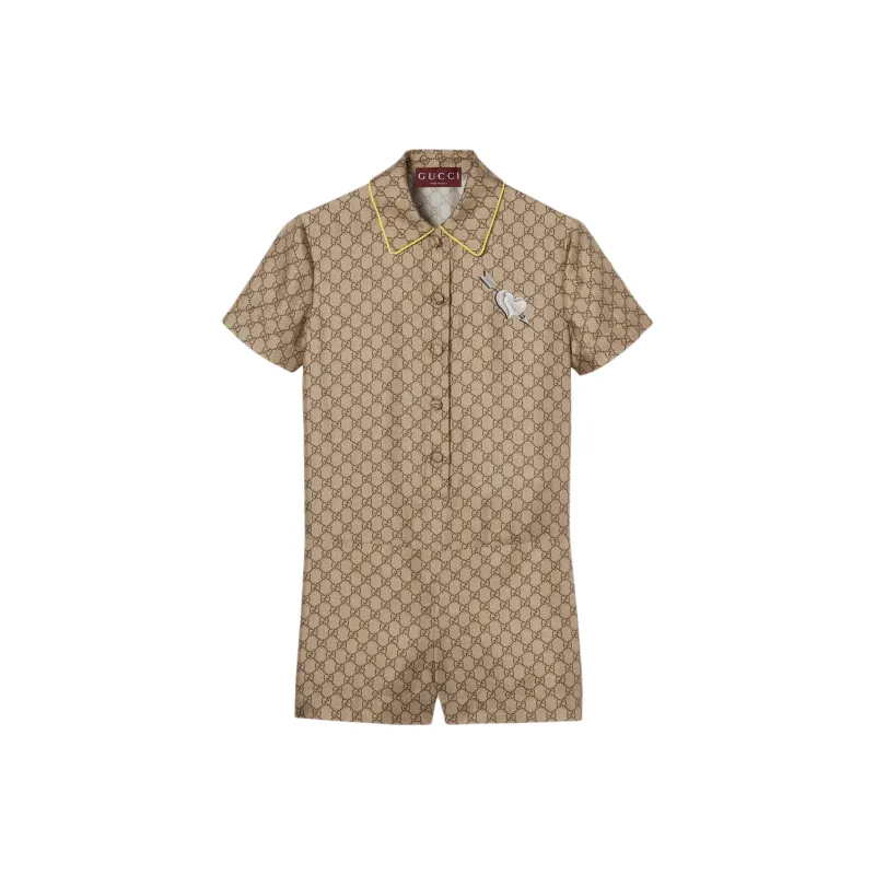 GUCCI FW25 Jumpsuit Women's Dark Brown-0