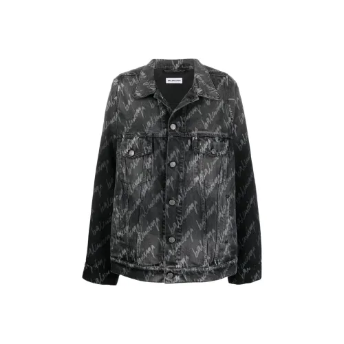 Balenciaga Jacket Loose Fit Style Women's Black