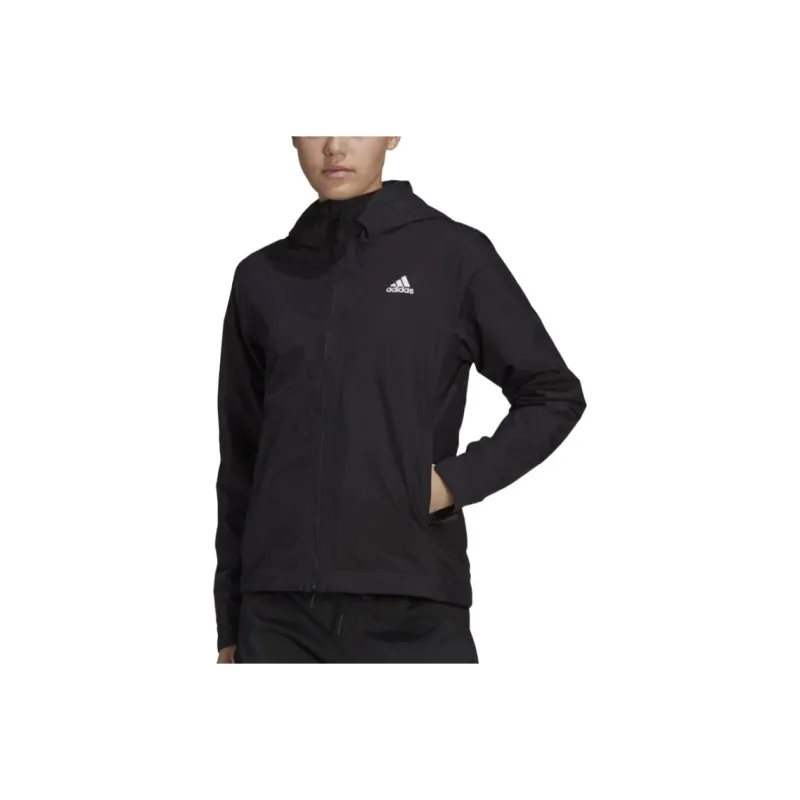 Adidas W BSC JKT Jackets Coats Women's Black-0