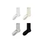 [4 Pack/Loafers]White+Milk White+Light Gray+Black
