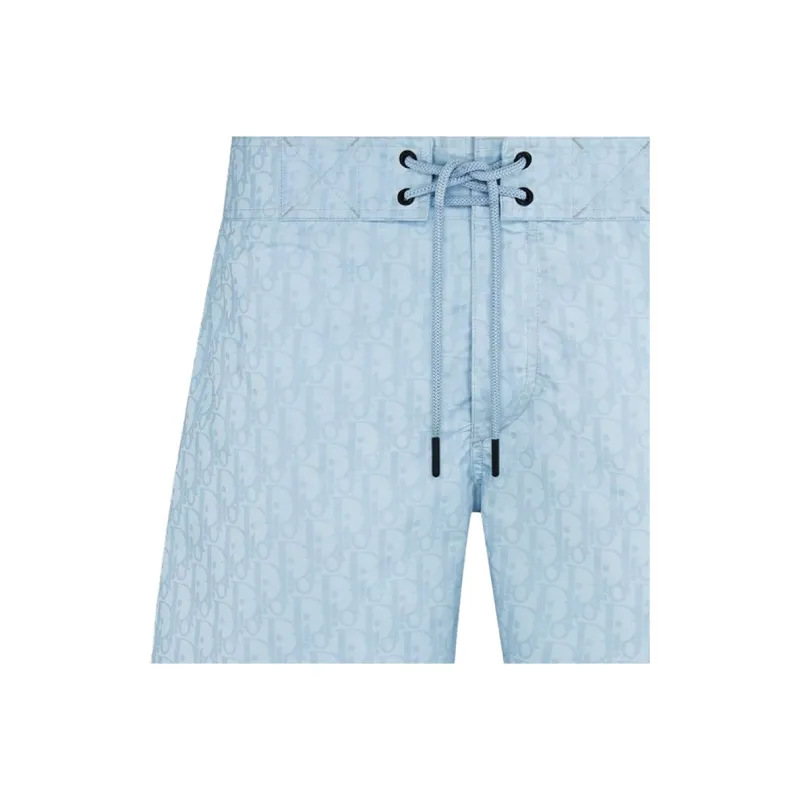 DIOR FW25 Swimming Shorts Men's Sky Blue-4