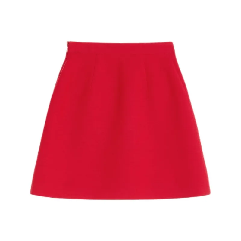 Valentino Crepe Couture Miniskirt-1