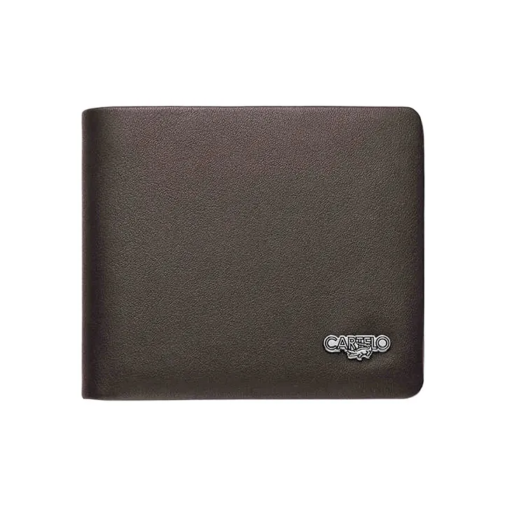 CARTELO Cow Leather Wallet Men's Black-5