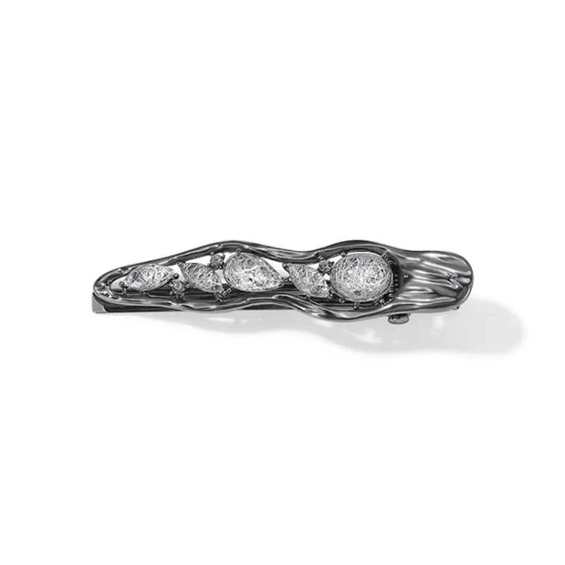 DODOGOGO Alloy, Synthetic Cubic Zirconia Hair Clips Women's-3
