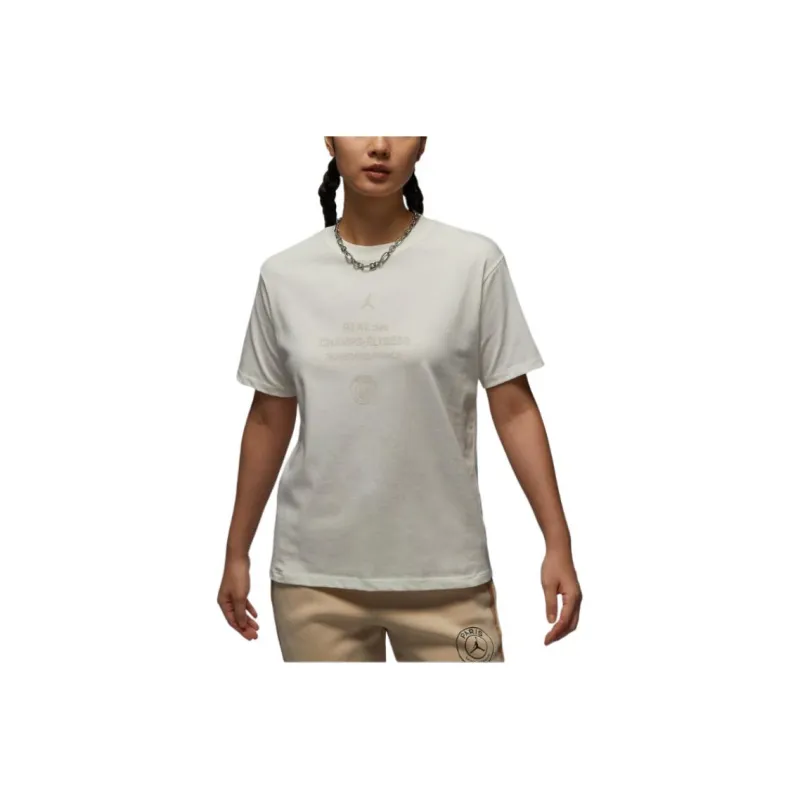 Jordan Paris Saint-Germain T-Shirt Women's White-0