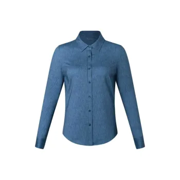 DEGRE ZERO Shirt Women's Vintage Blue Denim