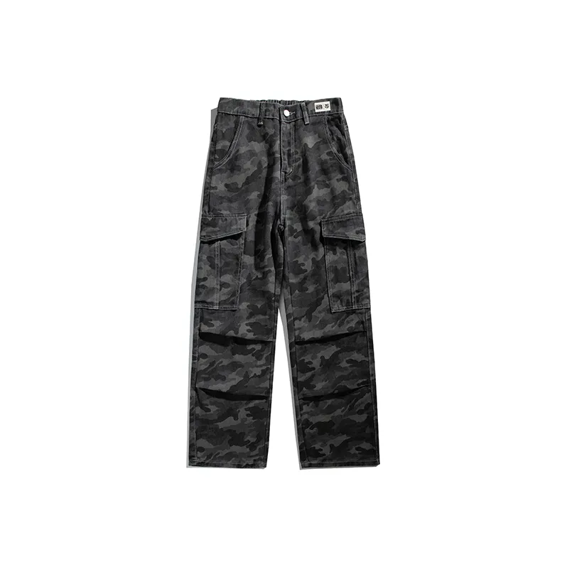 FCB ARCELONA Casual Pants Unisex Large Pocket Camouflage-0