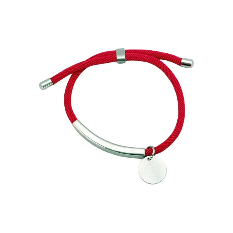JEANSWEST Stainless Steel Rope Bracelets Unisex-1