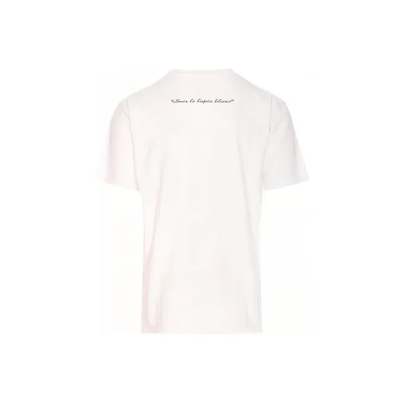 MM6 Maison Margiela Illustration Printed Crew Neck T Shirt-1