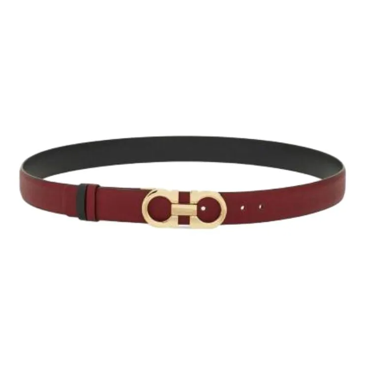 Ferragamo Reversible Gancini buckle Belt-0
