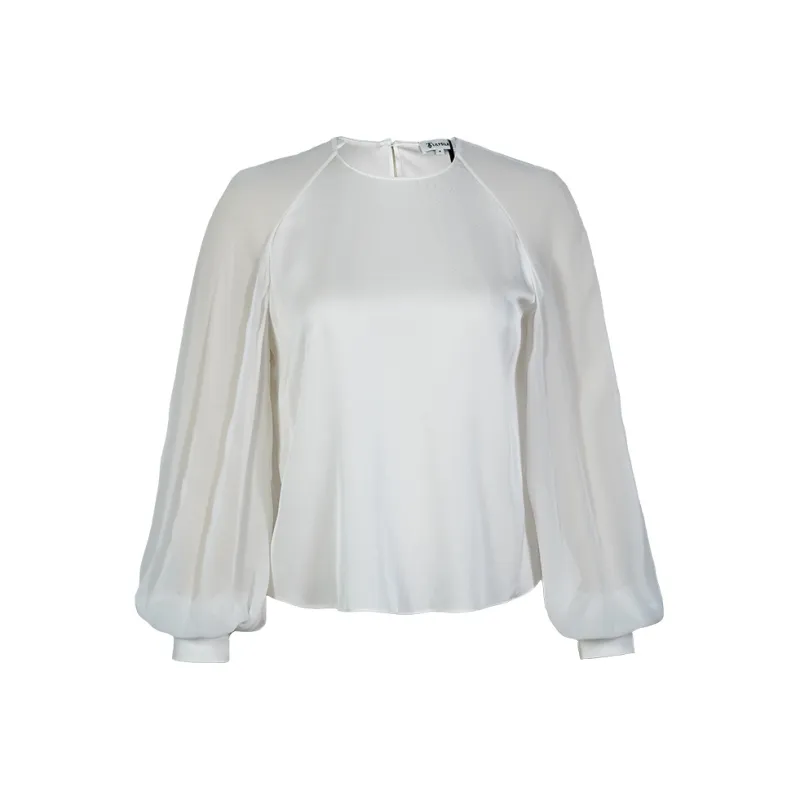 LILIXIUKE Shirt Women's Raw White-0