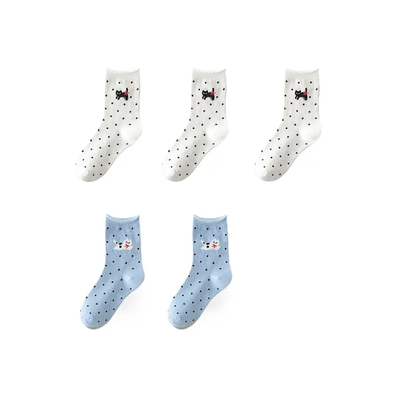 H YXIANG Mid Calf Socks Women's Combo Set-34
