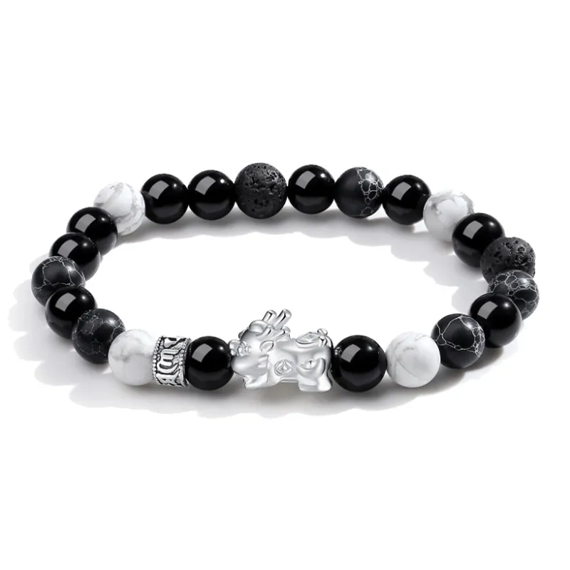 MISS TOOYA Natural Glass Cat Eye Bracelets Unisex-6
