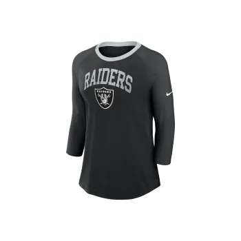 Nike Las Vegas Raiders Women's Nike Nfl 3/4 Sleeve T Shirt