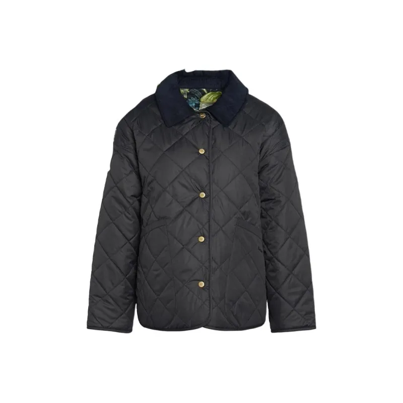 BARBOUR Reversible Quilted Jacket Jackets Coats Women's Black-0