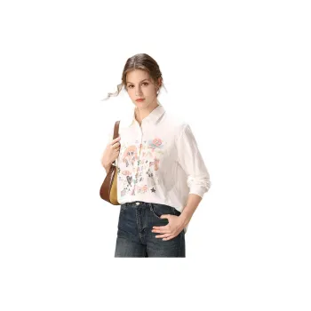 FENHONGMALI Shirt Women's White