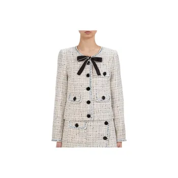 Self portrait FW22 Jacket Women's White Lattice