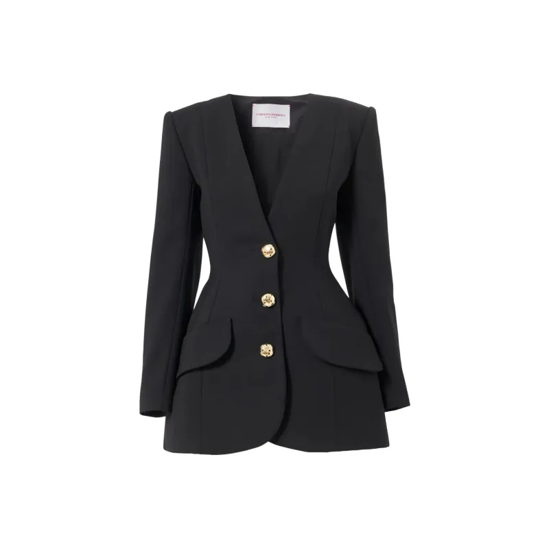 CarolinaHerrera Broad Shoulder Jacket-0