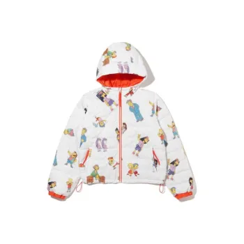 The Simpsons X Levis Jackets Women's White