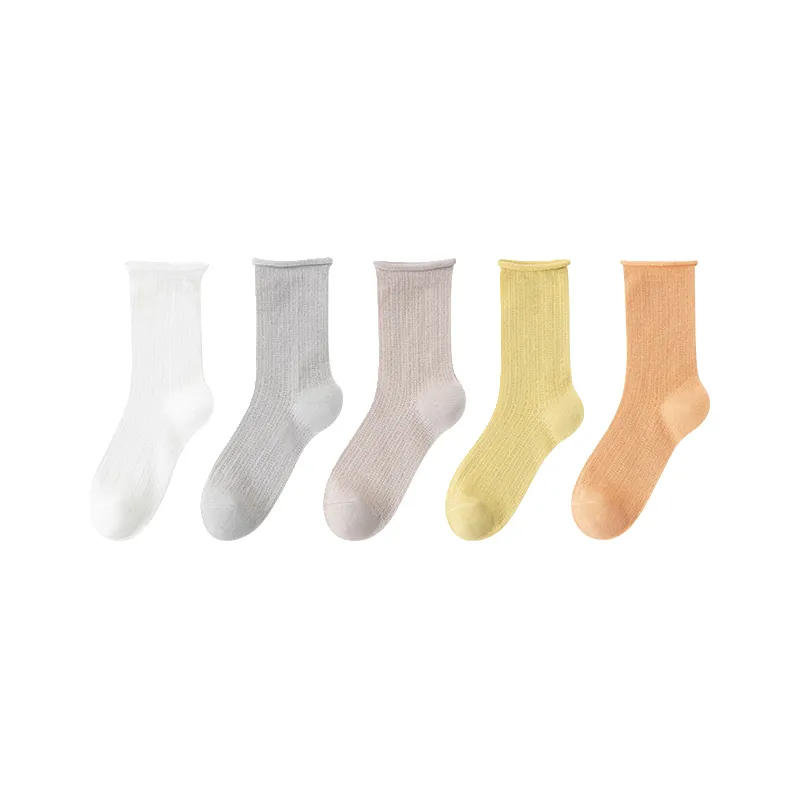 Cotton Gene Mid Calf Socks Women's 5 Pack-4