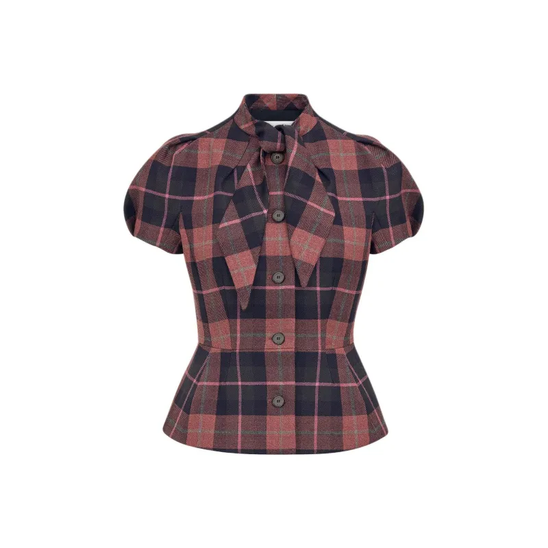 DIOR FW24 Jacket Women's Red Gray Mixed-0