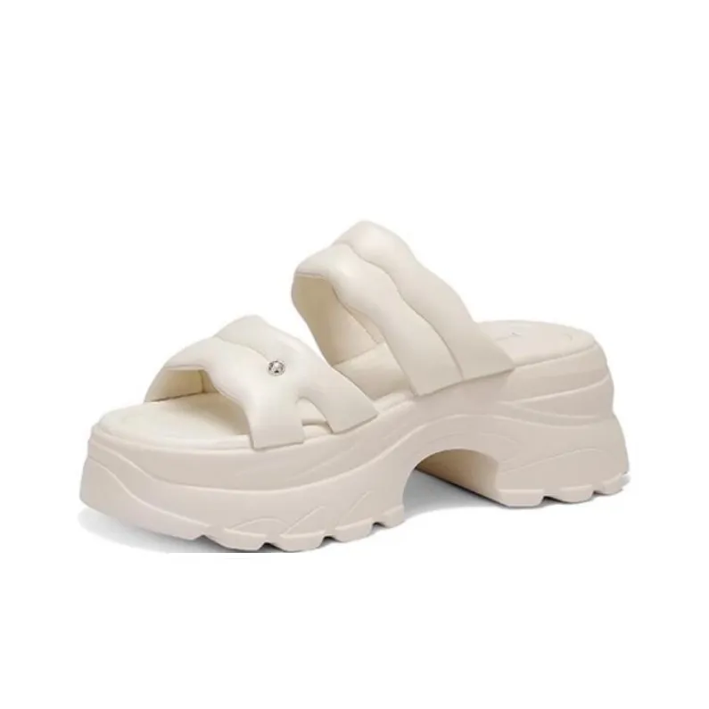 JESSICA SOPHIA PU Polyurethane Slip Resistant Abrasion Resistant Slide Slippers Women's-5
