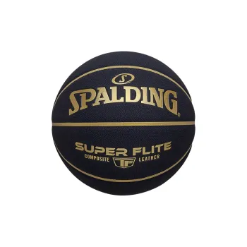 SPALDING TF Collection PU Basketball Black Gold Size 7 Ball Training Competition Unisex