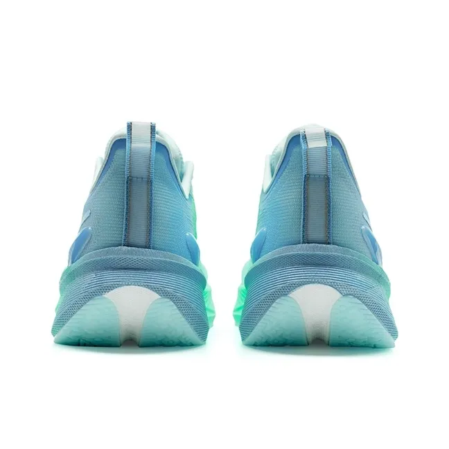 XTEP 2000km 3.0 Running Shoes Men Low Top Misty Blue, Fuzzy Moon Blue, Fluorescent Light Turquoise-4