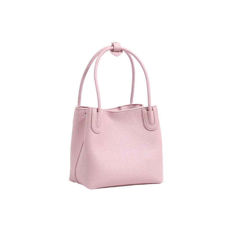 OCTSUI Synthetic Leather Tote Crossbody Handbag Regular Women's Pink-1