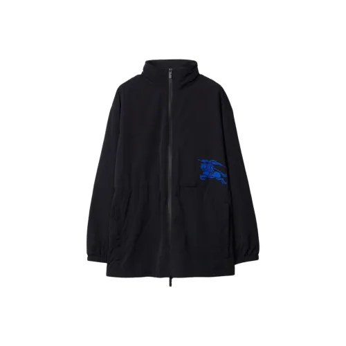 Burberry Equestrian Knight Zip-Up Hooded Jacket