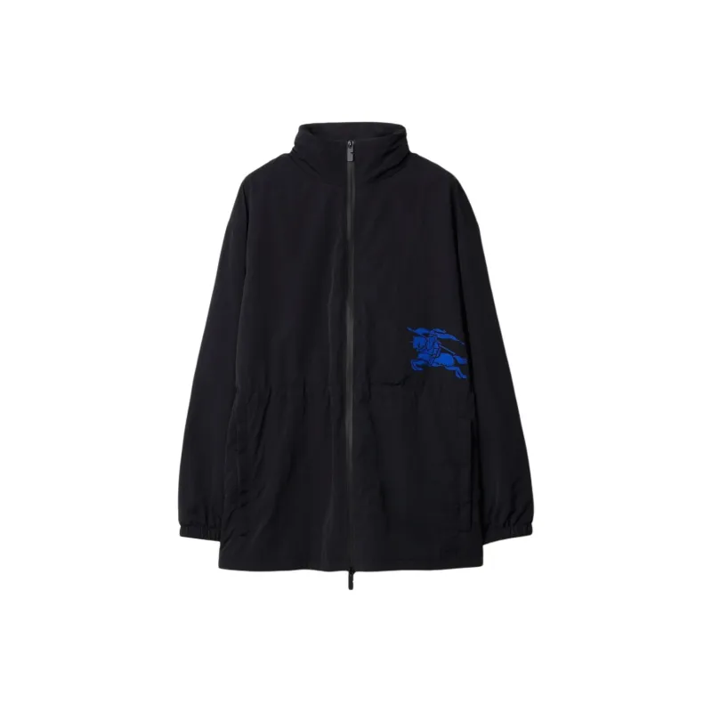 Burberry Equestrian Knight Zip Up Hooded Jacket-0