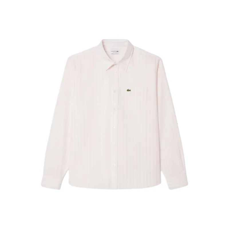 LACOSTE Striped Oxford Shirt-0
