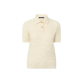 LOUIS VUITTON Monogram Toweling Polo Top