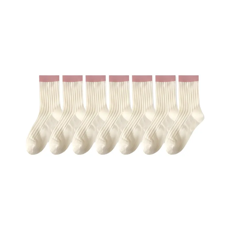 H YXIANG Mid Calf Socks Women's Combo Set-21