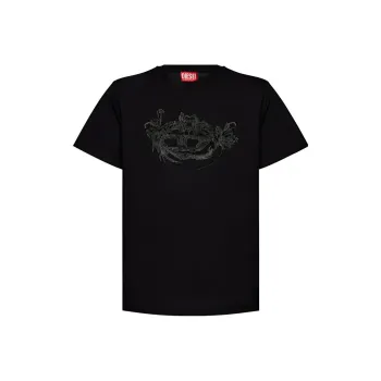 DIESEL T-Regs-P2 Graphic Printed Crewneck T-Shirt