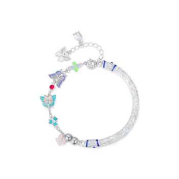 SHENGYALUO 999 Fine Silver Bangles Women's