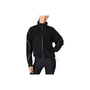 Sweaty Betty Liquid Shine Bomber Jackets Coats Women's Black