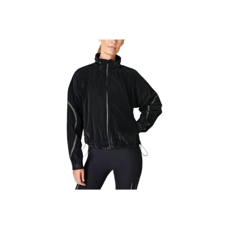 Sweaty Betty Liquid Shine Bomber Jackets Coats Women's Black-0