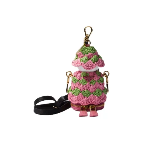 PRADA Bag Accessory Unisex Petal Pink & Lawn Green