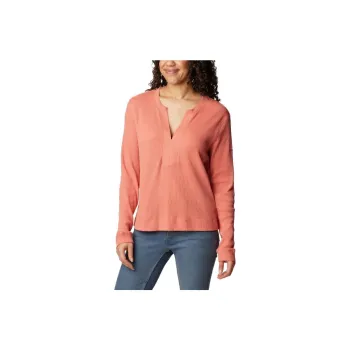 Columbia Holly Hideaway Shirts Women's Peach