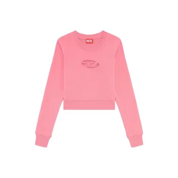 DIESEL OVAL D Series Sweatshirts Women's Pink