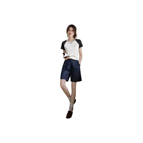 Mo Han Yi Mei T Shirt Women's Ivory White