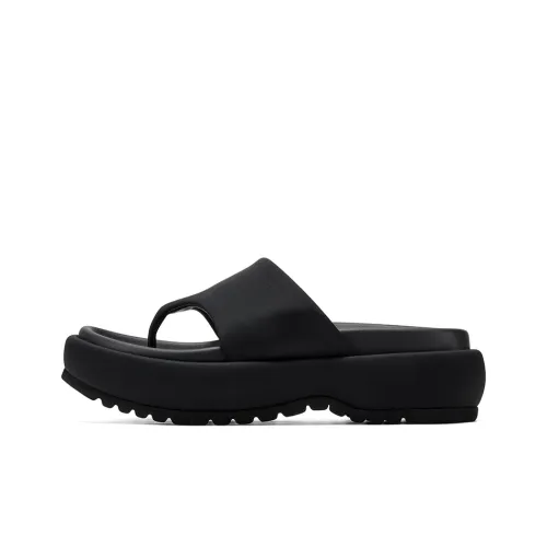 GG CC Abrasion Resistant Slip Resistant Versatile Flip Flops Women's Black