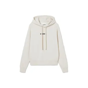 JIL SANDER Logo print Drawstring Hoodie