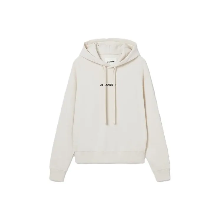 JIL SANDER Logo print Drawstring Hoodie-0