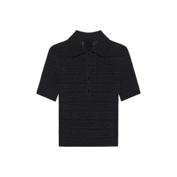 GIVENCHY FW24 Polo Shirt Women's Black