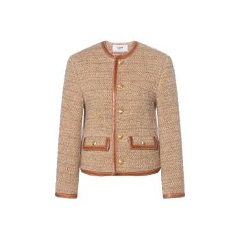 CELINE FW22 Jackets Coats Women's Brown